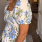 ⏰Last Day Sale 50% Off💃BUY 2 SAVE 5%🎁Women's Elegant Printed Square Neck Dress