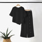 🎁🔥Last day sale 50% OFF🔥✨Women's Irregular Hem Top & Wide Leg Pants Two - Piece Set