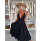 🔥Hot Sale 50% OFF🔥Women's Deep V-Neck Backless Maxi Dress