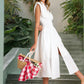 ⏳Hot Sale 50%⏰Women's Elegant V-Neck Split Maxi Dress👗