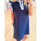 🔥Hot Sale 50% OFF🔥Color Block Ruffle Midi Dress