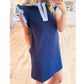 🔥Hot Sale 50% OFF🔥Color Block Ruffle Midi Dress