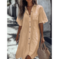 🔥Hot Sale 50% Off💥Buy 2 Get 5% Off👗Casual Cotton Linen Shirt Dress