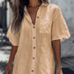🔥Hot Sale 50% Off💥Buy 2 Get 5% Off👗Casual Cotton Linen Shirt Dress