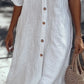 🔥Hot Sale 50% Off💥Buy 2 Get 5% Off👗Casual Cotton Linen Shirt Dress