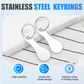 ✨✨2 Pieces Stainless Steel Shopping Trolley Token Keyrings