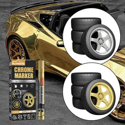 🔥HOT SALE 50% OFF🎁3PCS DIY Chrome Markers for Car Tire