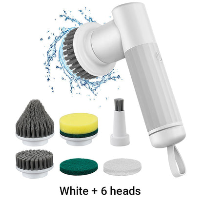 🔥HOT SALE 50% OFF🎁6 in 1 Electric Silent Cleaning Brush