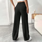 👖New arrival 40% OFF!💝Women's High Waisted Straight Leg Work Trousers with Side Pockets -✨Smart & Casual Look for Office and Beyond