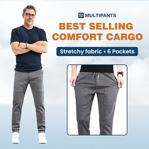 🔥Last Day Sale 70% OFF🏆MultiPants – High Stretch Multi-pocket Durable Cargo Pants 3