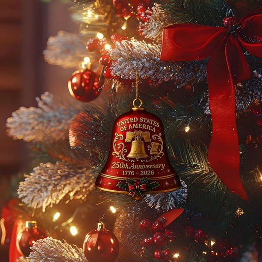 🎁🔥Last day sale 50% OFF🔥 Anniversary Metal Bell Ornament