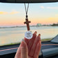 🔥Last Day 50% OFF - ✝️Bible Verse Car Rearview Hanging Cross Ornament