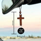 🔥Last Day 50% OFF - ✝️Bible Verse Car Rearview Hanging Cross Ornament