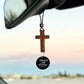🔥Last Day 50% OFF - ✝️Bible Verse Car Rearview Hanging Cross Ornament