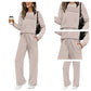 🎁LAST DAY SALE 70% OFF👍✨Women's Crew Neck Top & Drawstring Pants Set 2