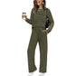 🎁LAST DAY SALE 70% OFF👍✨Women's Crew Neck Top & Drawstring Pants Set 2