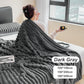 ⏰LAST DAY SPECIAL PRICE: ￡11.99!!🔥Super Soft Fur Ribbed Fleece Throw Blanket⛄