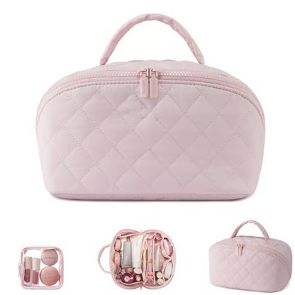 💜LAST DAY PROMOTION - 55%OFF💜Large Capacity Portable Makeup Bag with Handle