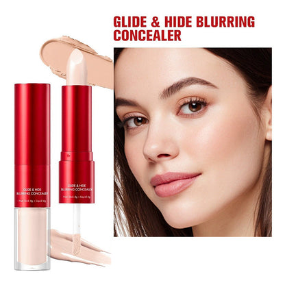 ⏳LAST DAY SALE: ￡7.99!!🔥Dual-Ended Long-Lasting Lightweight Concealer💄