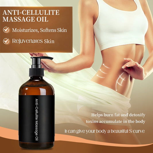 🔥NEW YEAR SALE - ONLY £12.99!!⚡50K+ SOLD!💝Natural Anti-Cellulite Massage Oil