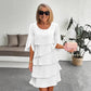 🌸Spring Sale 50% OFF🎁👗Women's Elegant Layered Ruffle Sleeve Dress – Effortless Style for Every Occasion💃