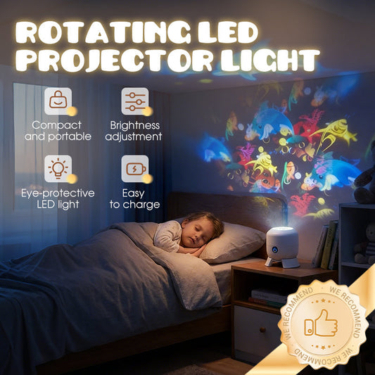 🔥2026 Hot Sale 50% OFF✨⚡ 50K+ SOLD! Almost Gone-💥✨Dynamic rotating LED projector light