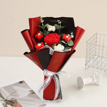 🌸✨Mother's Day Special Offer 50% OFF🔥Handmade Delicate Crochet Flower Bouquet 2