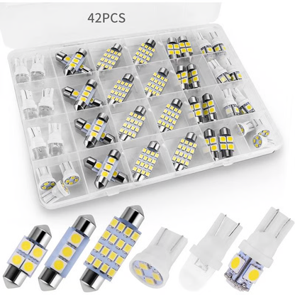 🌞Summer Awakening: 50% discount!💡42-piece super bright LED car interior lighting set - plug & play upgrade for your car ✨