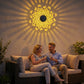 🔥This Week's Special Price ￡11.99 !!!🌞💡Solar Mandala Wall Light Outdoor Garden Fence Projector Lamp Patio Ambient Decor✨