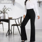 Women's High-Waist Stretch Bootcut Dress Pants