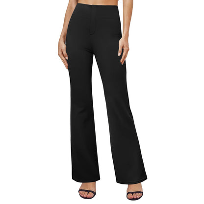 Women's High-Waist Stretch Bootcut Dress Pants