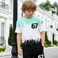 🎉Spring Hot Sale 50% OFF!!🌿Boys' 3D Print T-Shirt & Shorts Set