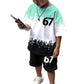 🎉Spring Hot Sale 50% OFF!!🌿Boys' 3D Print T-Shirt & Shorts Set