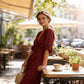 📢📢40% OFF !! ⏰Elegant V-Neck Wide-Leg Jumpsuit