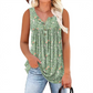 📢LAST DAY SPECIAL PRICE: ￡11.99!⏰Women's Printed Button Sleeveless Top
