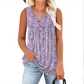 📢LAST DAY SPECIAL PRICE: ￡11.99!⏰Women's Printed Button Sleeveless Top
