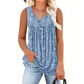 📢LAST DAY SPECIAL PRICE: ￡11.99!⏰Women's Printed Button Sleeveless Top
