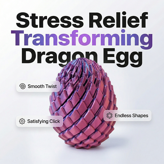 ⏳💥LAST DAY SALE: ￡7.99!!🏆#1 Best Seller ⏰💕🌟 3D Printed Surprise Dragon Egg
