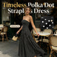 🔥New Hot Selling✨ Women's Polka Dot Strapless Dress - Elegant Vacation Essential! ✨
