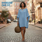 🌞New Hot Selling 50% OFF🎁🔥Women's Oversized Batwing Sleeve Dress