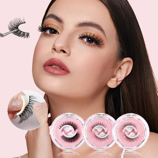 🏆 Last Day Special Price £8.99 ! 🔥 Buy 1 Get 1 Free 🎁  💐Waterproof & Reusable Self-Adhesive Eyelashes