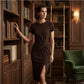 👗 LIMITED-TIME 50% OFF! ✨ Twist-Front Slit Dress – Waist-Cinching, Elegant, Flowing Silhouette 💃