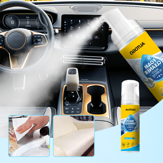 🏆LAST DAY SALE BUY 2 GET 1 FREE!!🔥QIFOR 4-in-1 Enzyme Foam Cleaner – Deep Clean for Car Interiors, Sofas & Outdoor Gear🫧👍