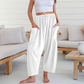 🌞Summer Hot Sale-70% Off!!🌿 Women Comfort Lightweight Linen Wide Leg Cargo Pants
