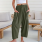 🌞Summer Hot Sale-70% Off!!🌿 Women Comfort Lightweight Linen Wide Leg Cargo Pants