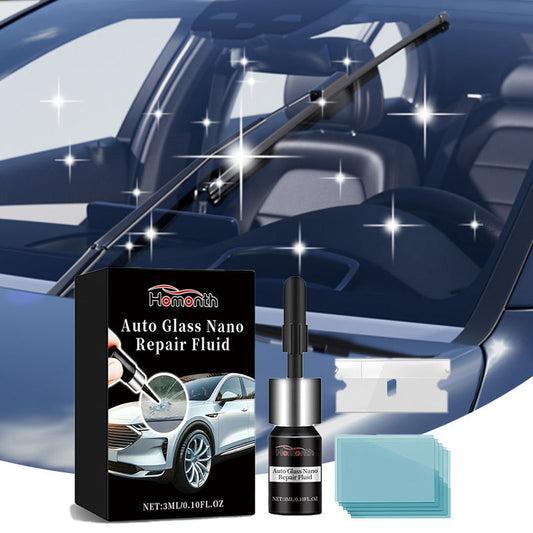 ⏳🏆LAST DAY SALE: ￡7.99!!⚡50K+ SOLD! 🚗Auto Glass Nano Repair Fluid Kit