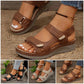 Women's Fashion Cutout Platform Wedge Sandals