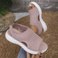 👡50% OFF NOW ! 💐 Women's Breathable Knit Platform Sandals – Air-permeable knit upper, cushioned sole & lightweight comfy summer footwear ✨ 2