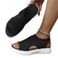 👡50% OFF NOW ! 💐 Women's Breathable Knit Platform Sandals – Air-permeable knit upper, cushioned sole & lightweight comfy summer footwear ✨ 2