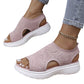 👡50% OFF NOW ! 💐 Women's Breathable Knit Platform Sandals – Air-permeable knit upper, cushioned sole & lightweight comfy summer footwear ✨ 2